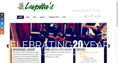 Desktop Screenshot of lupitasinc.com
